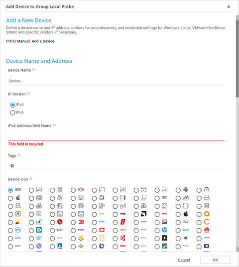 Add Device Assistant Step 2