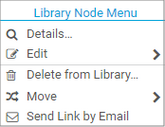 Library Node Menu